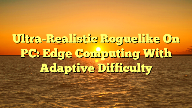 Ultra-Realistic Roguelike On PC: Edge Computing With Adaptive Difficulty